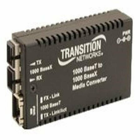 TRANSITION NETWORKS Mini Gigabit Ethernet Fiber Media Converter - 1 GBPS 11458195